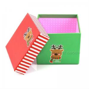 Papel cuadrado pequeño que imprime la caja de regalo de Apple de Nochebuena