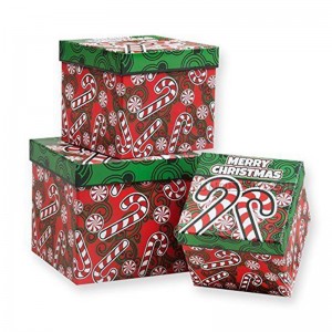 Caja de pastel de embalaje de regalo de Navidad de diseño personalizado